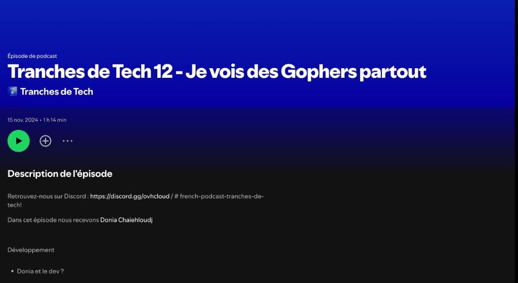 Je vois des Gophers partout
