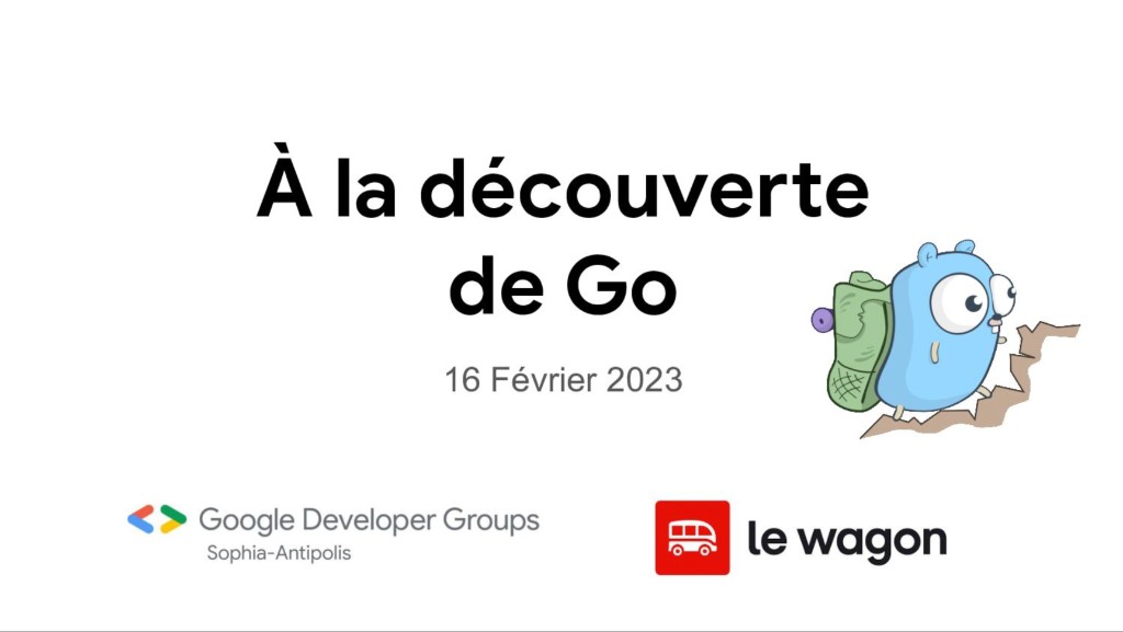 À la découverte de Go